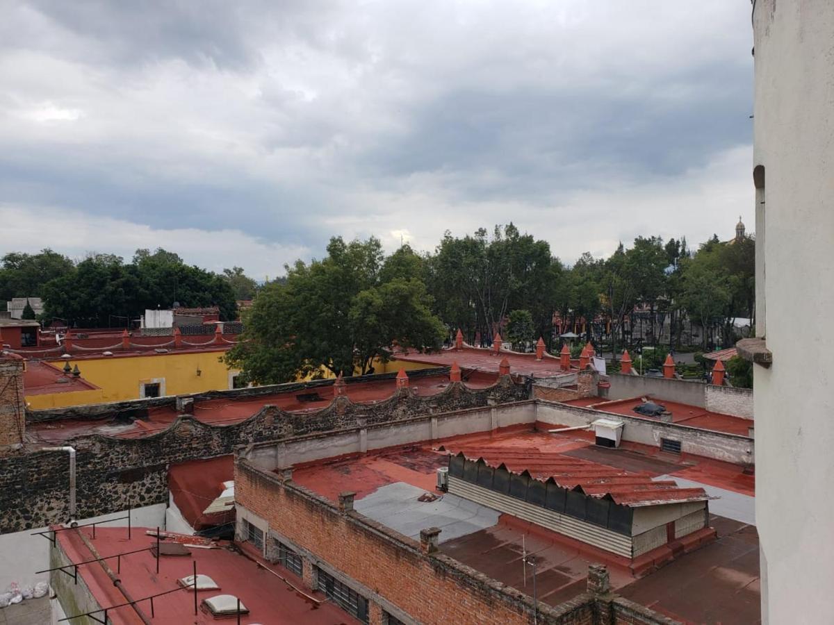 Loft Terraza Coyoacan Vista Plaza Kiosco Depa 50M2 Mexico City Exterior photo